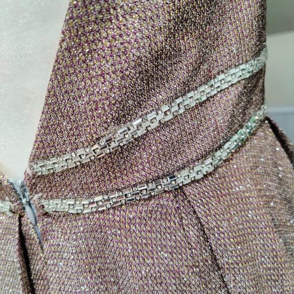 Glamorous Glittering Gown in Soft Pink - Picture 14 of 16